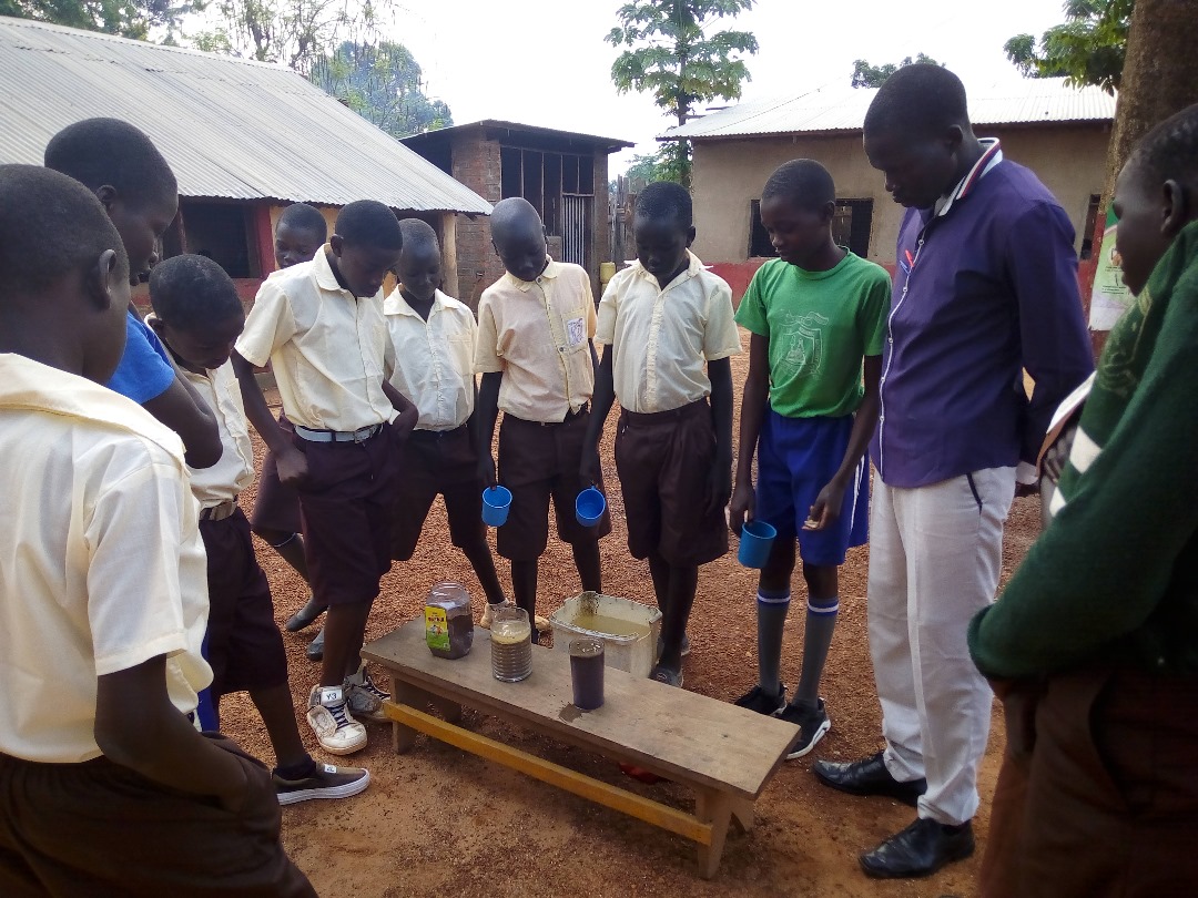 Students in a classroom